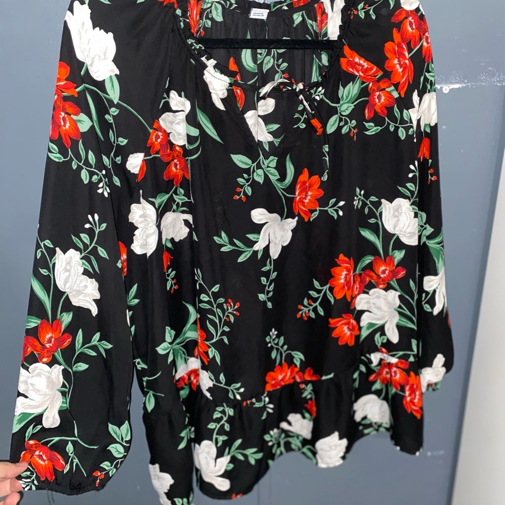 Plus size bell sleeve